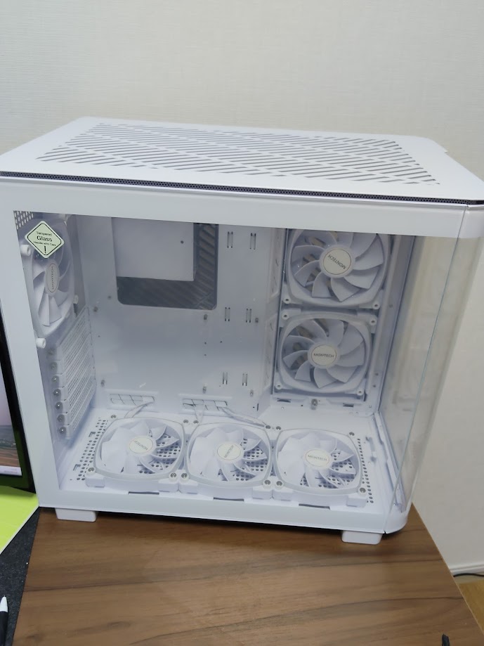 MONTECH KING 95 PRO White 全景・既設 ARGB ファン 6 基